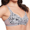 Clovia Women's Non-Padded Non-Wired Full Cup Animal Print Bra in Grey