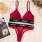 Comfortable Wireless Sports Bra & Mesh Lingerie Set For Women