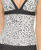 Dkny Women Printed Tankini Top Swimsuit White