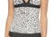 Dkny Women Printed Tankini Top Swimsuit White