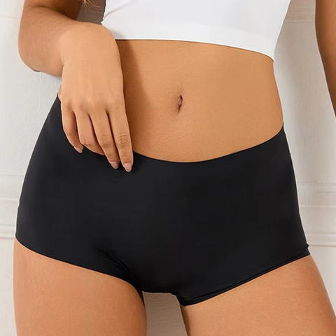 Women’s 2-Piece Ice Silk Boxer Shorts & Panties