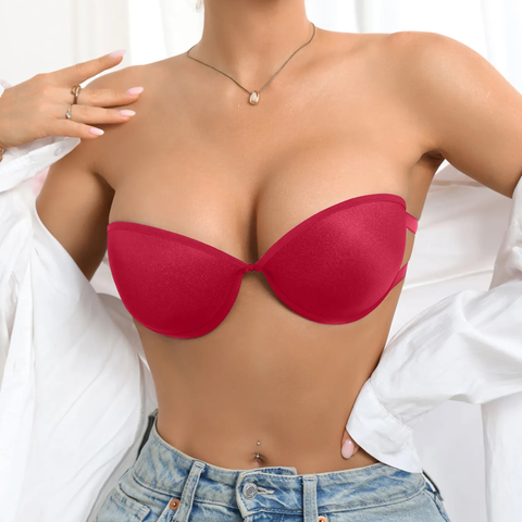 Women’s Strapless Push‑Up Bra