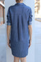 Dark Denim Shift Dress