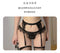 Deep V Garter Lingerie Midriff Outfit