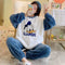 Donald Duck 2 Pcs Thick Fleece Night Dress