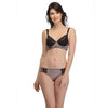 Embroidery DE France Silk & Lace Push Up Bra & Panty Set