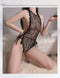 Black Small Lace Chest Passion Suit