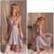 French Style Lace Temptation Backless Slip Dress Outerwear Gown