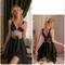 French Style Lace Temptation Backless Slip Dress Outerwear Gown