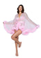 Glam Luxury See Through Mini Robe