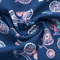 Ice Silk Seamless Breathable Floral Mid-waist Crotch Printed Panty