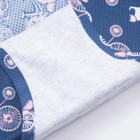 Ice Silk Seamless Breathable Floral Mid-waist Crotch Printed Panty