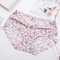Ice Silk Seamless Breathable Floral Mid-waist Crotch Printed Panty