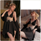 French Style Lace Temptation Backless Slip Dress Outerwear Gown