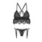 Hot Eyelashes Lace Three-Point Strap Temptation Bed Uniform Suit