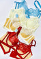 Lace Pattern Underwire Moulded Bra