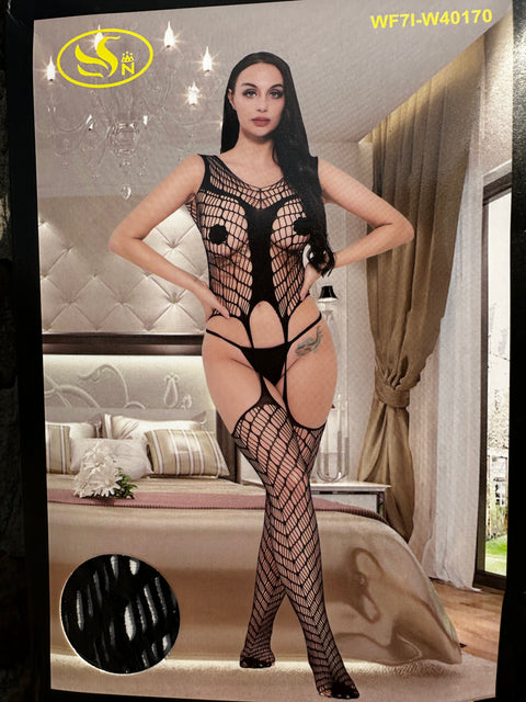 Vertical Pattern Full Body Stockings (WF71-W40170) (Copy)