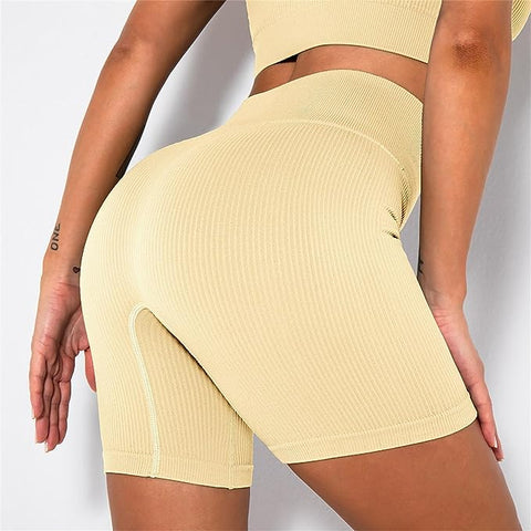 Linkay High Waist Tight Elastic Fabric Shapewear Shorts