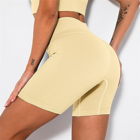 Linkay High Waist Tight Elastic Fabric Shapewear Shorts