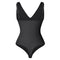 Plus Size Seamless U Plunge Backless Thong Bodysuit Shapewear