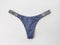 Rhinestones Silk Satin Love Word T Thong Panty