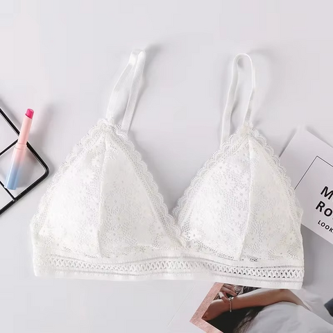 Flowers Lace Bra For Women