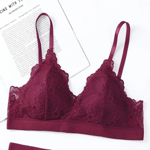 Women's French Front Thin Cup with Small Chest Bra