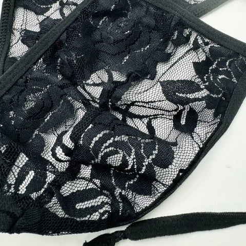Men’s Lace Bra & Thong Set