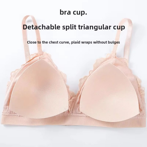 Women's French Front Thin Cup with Small Chest Bra