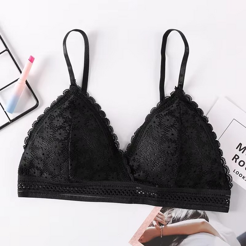 Flowers Lace Bra For Women