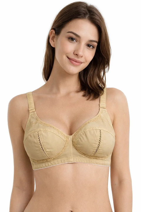 Super Soft Cotton Bra with Lace