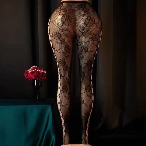 Women’s Side Hollow Out Slim Leg Stocking