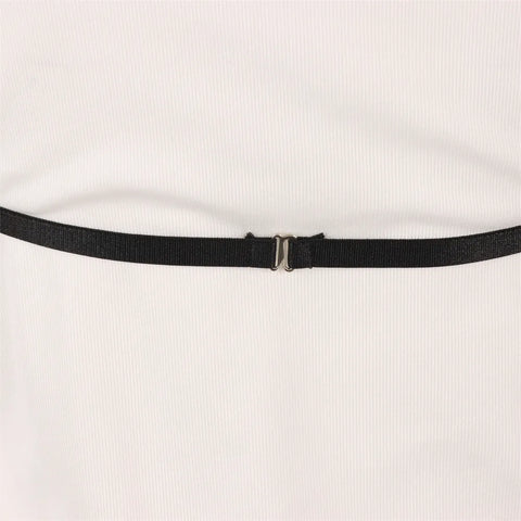 Hollow Out Cupless Straps Harness Bra