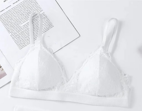 Women's French Front Thin Cup with Small Chest Bra