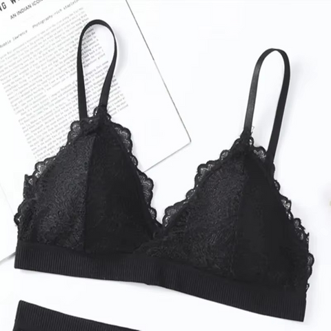 Women's French Front Thin Cup with Small Chest Bra