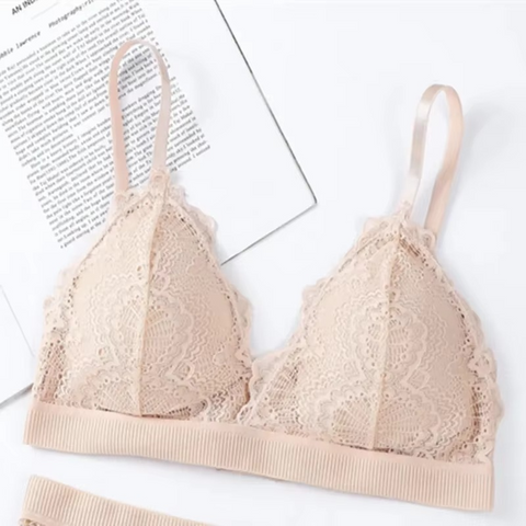 Women's French Front Thin Cup with Small Chest Bra