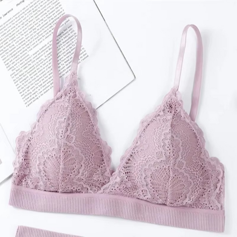 Women's French Front Thin Cup with Small Chest Bra