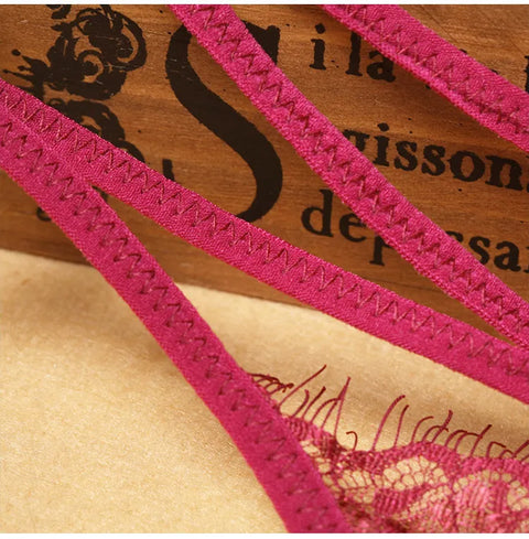 Women Sexy G-String Lace Panties T-back Seamless String Panty