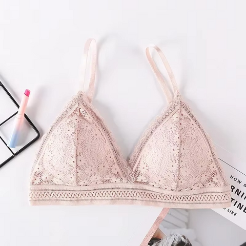 Flowers Lace Bra For Women