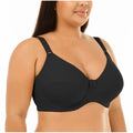 Floral Lace Non-Padded Full Cup Soft Cotton Bra