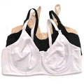 Floral Lace Non-Padded Full Cup Soft Cotton Bra