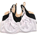 Floral Lace Non-Padded Full Cup Soft Cotton Bra