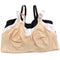 Floral Lace Non-Padded Full Cup Soft Cotton Bra