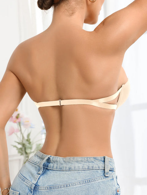 Women’s Strapless Push‑Up Bra