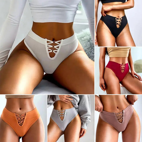 Women's Low Waist V-Shaped Strappy Panty