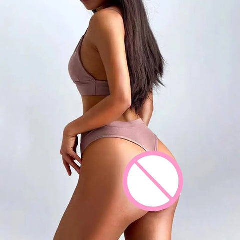 Women's Low Waist V-Shaped Strappy Panty