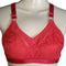 Soft Cotton Embroided Bra For Women With Support Belt