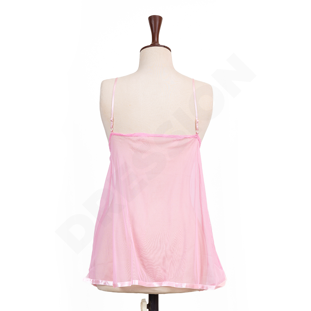 Soft Pink Net Nighty– DressionStore