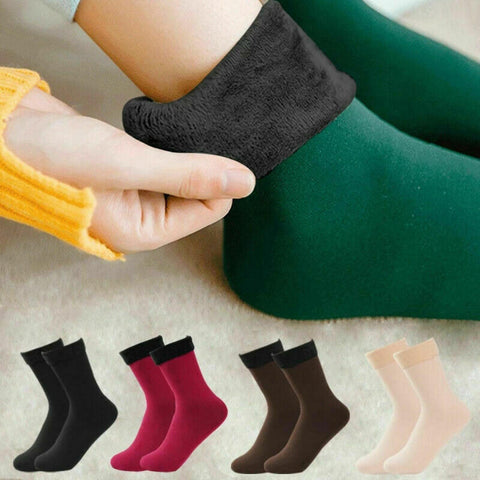 Soft Warm Winter Fleece Thermal Woolen Velvet Touch Socks