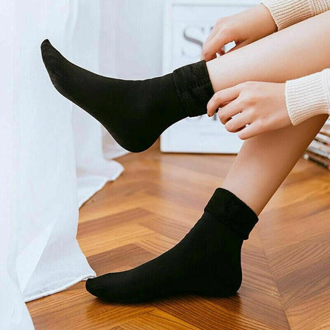Soft Warm Winter Fleece Thermal Woolen Velvet Touch Socks